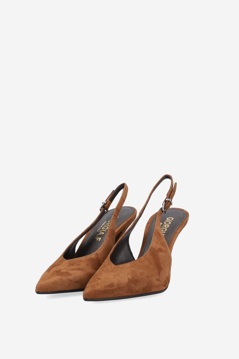 Heeled suede sandals