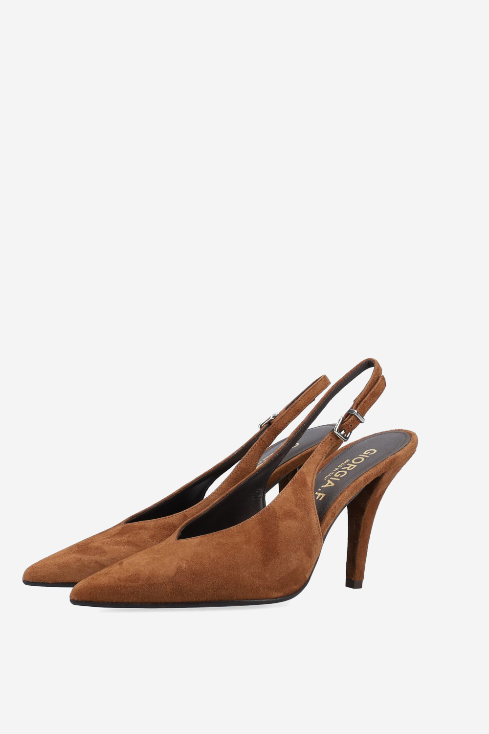 Heeled suede sandals