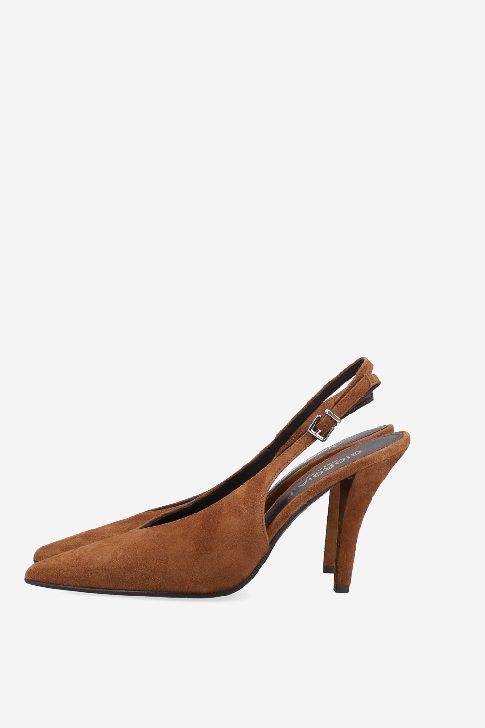 Heeled suede sandals