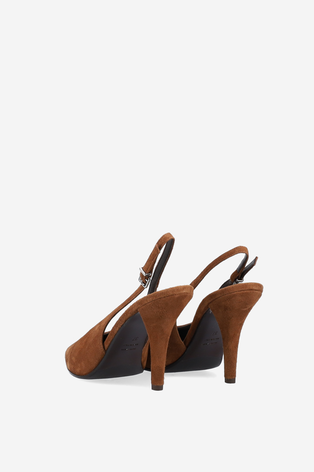 Heeled suede sandals