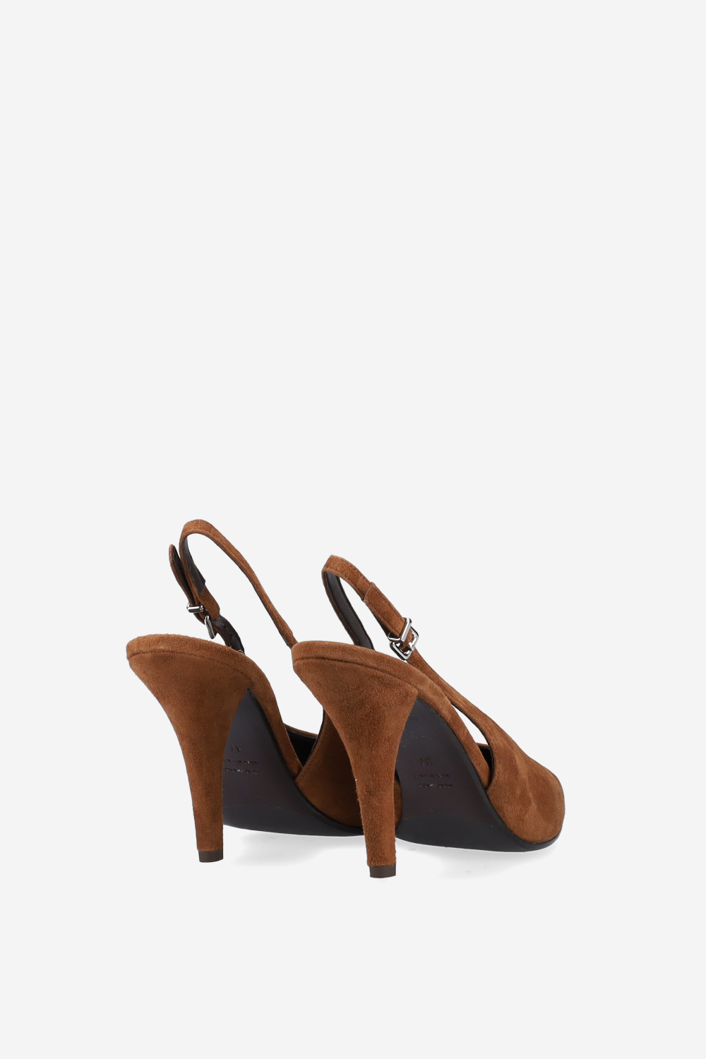 Heeled suede sandals