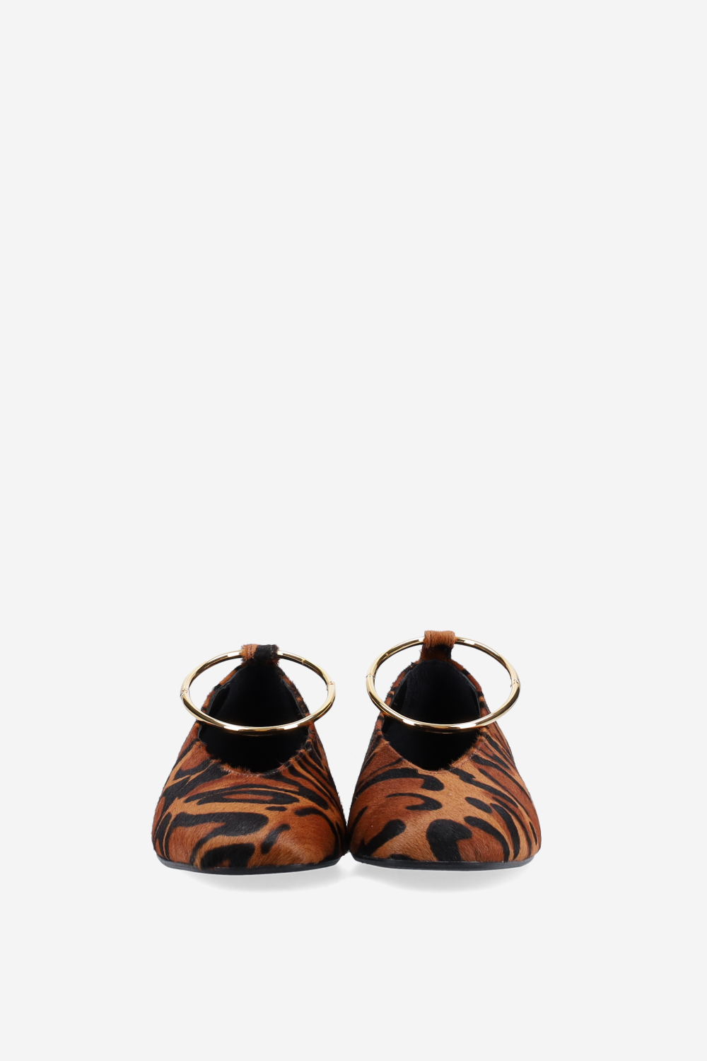 Pony hair ballerinas