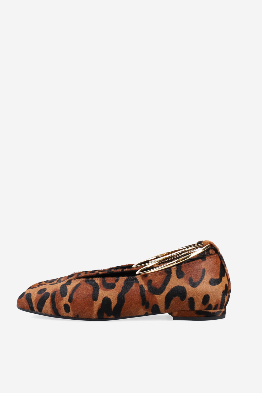 Pony hair ballerinas