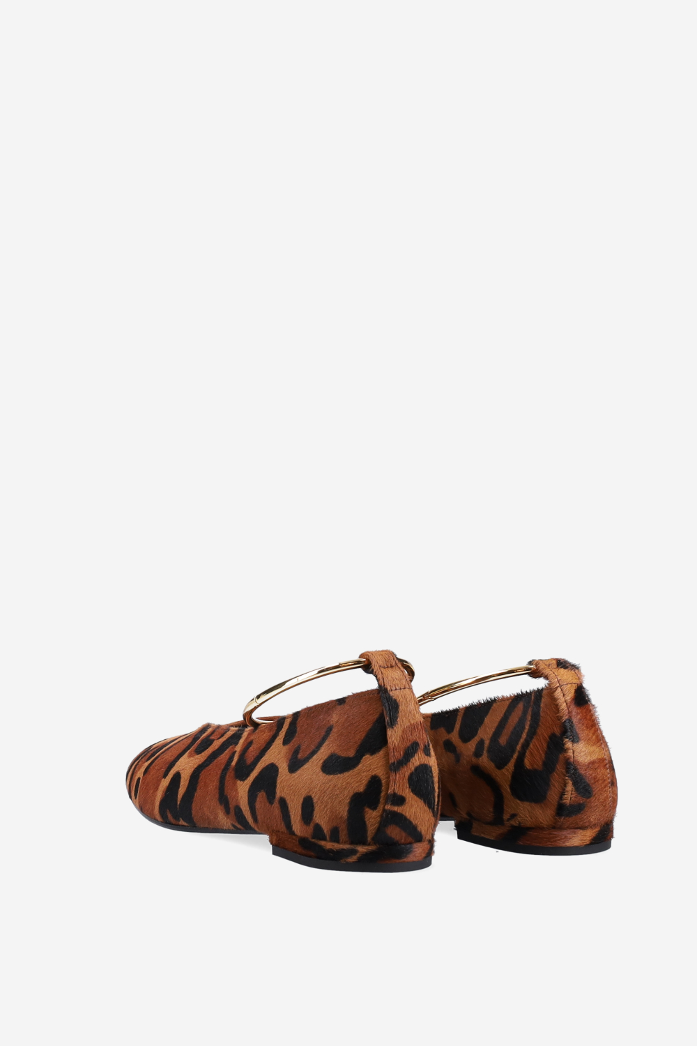 Pony hair ballerinas