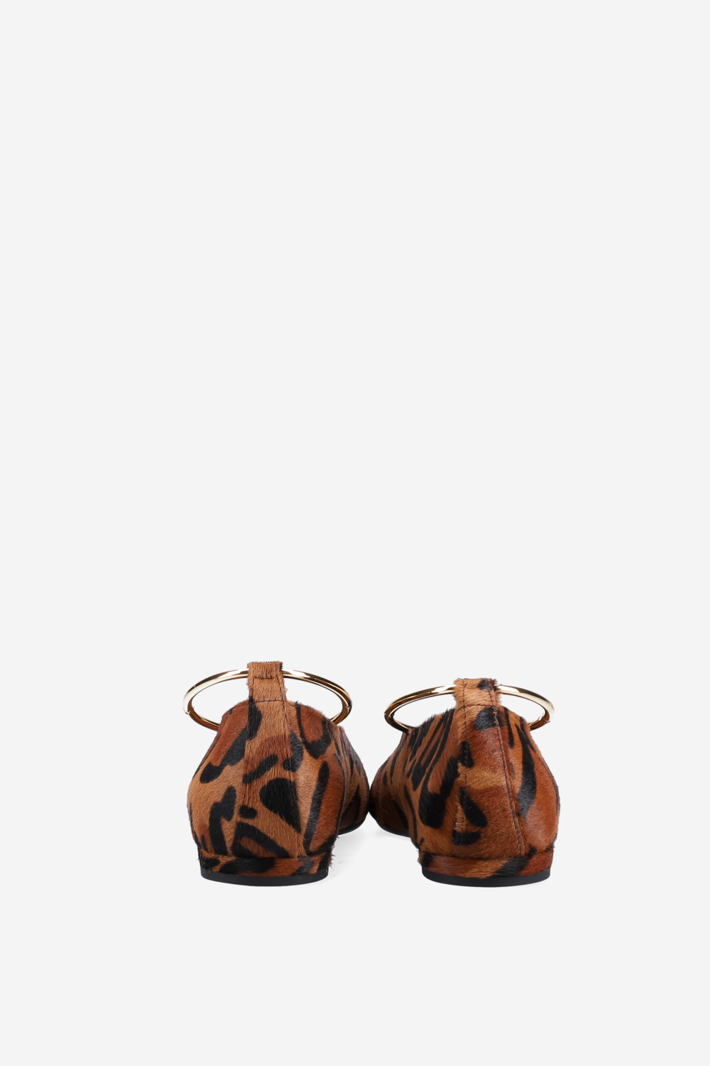 Pony hair ballerinas
