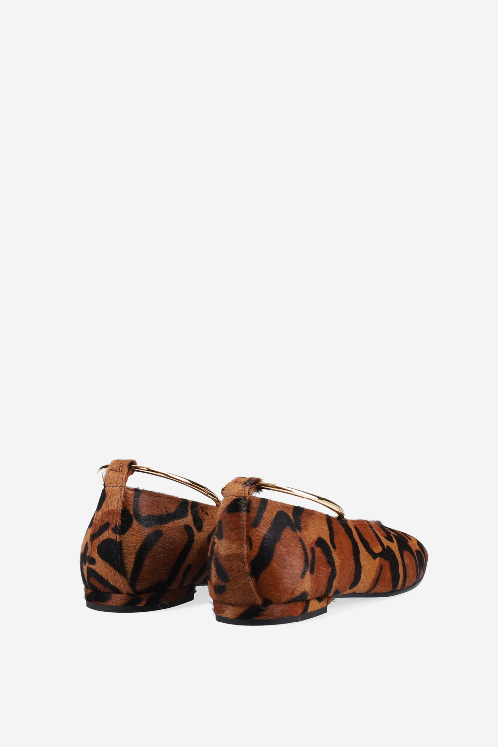 Pony hair ballerinas