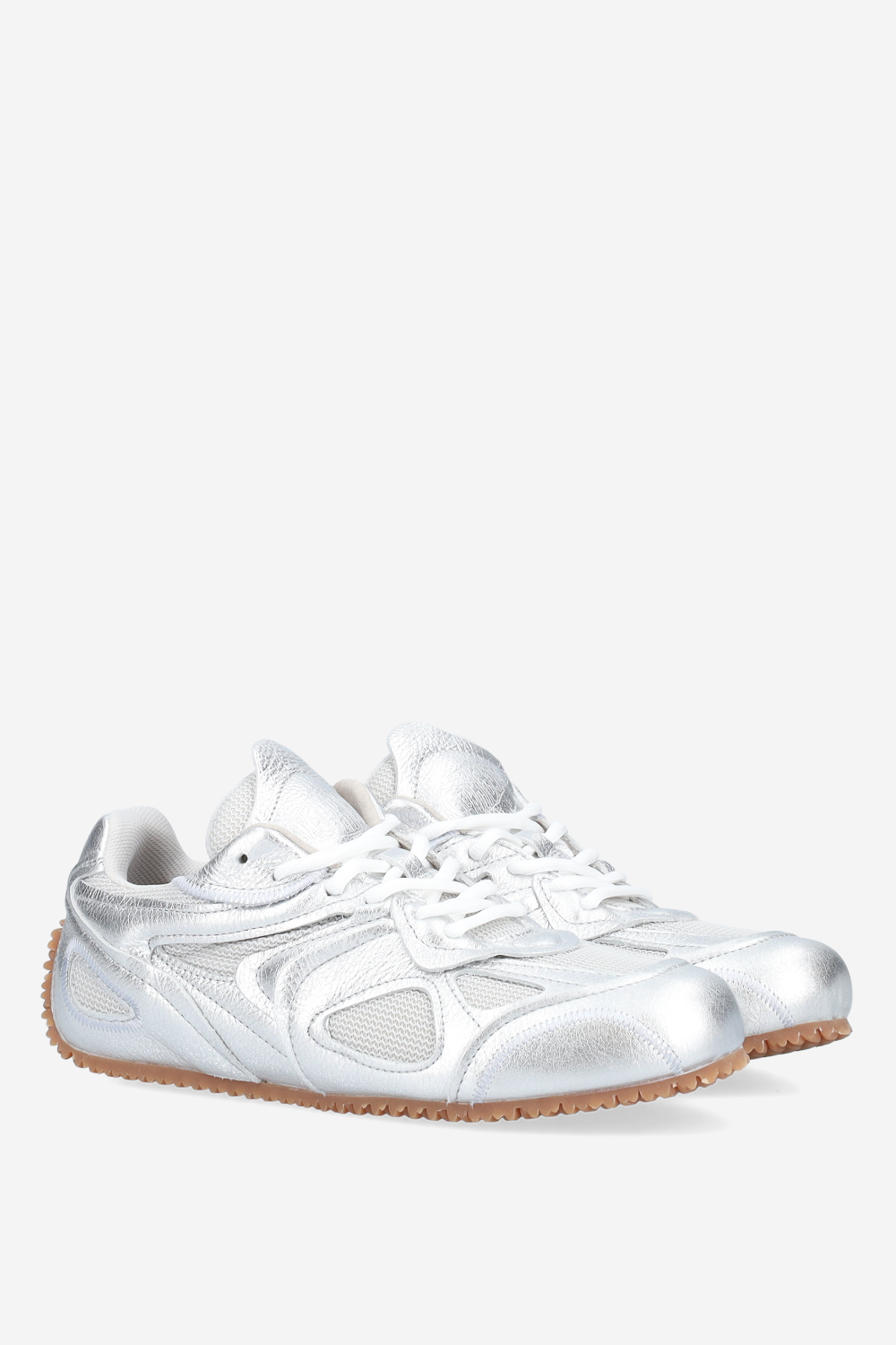 Slow runner leather sneakers