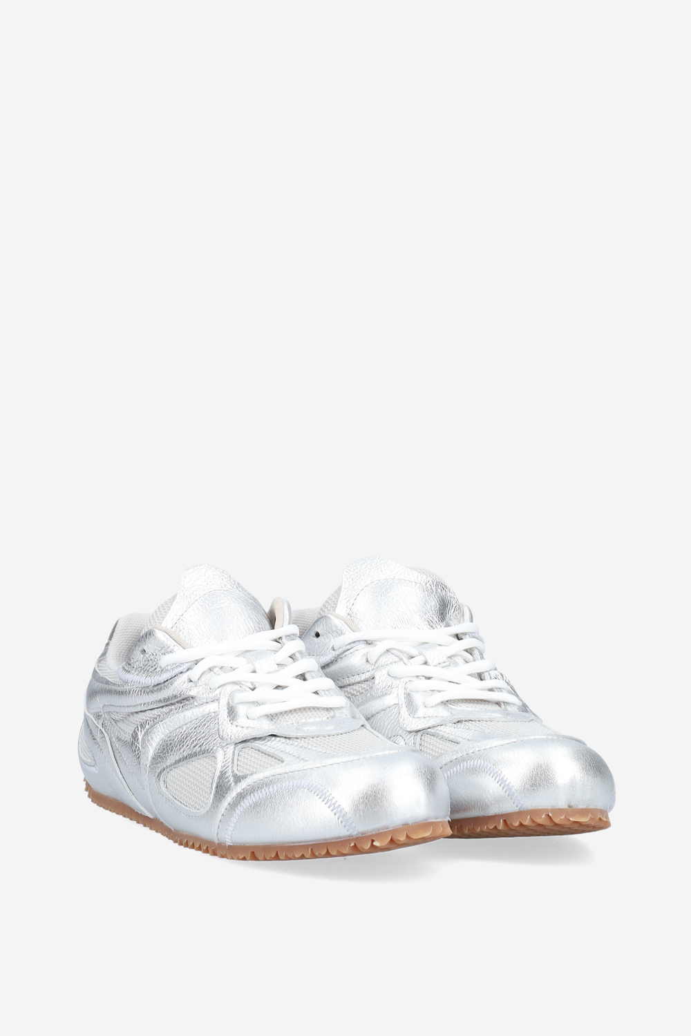 Slow runner leather sneakers