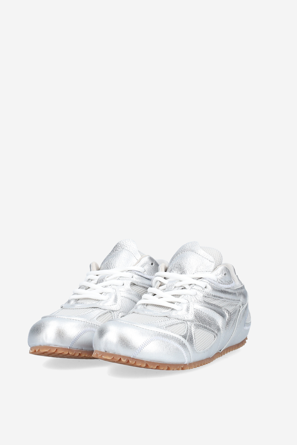 Slow runner leather sneakers