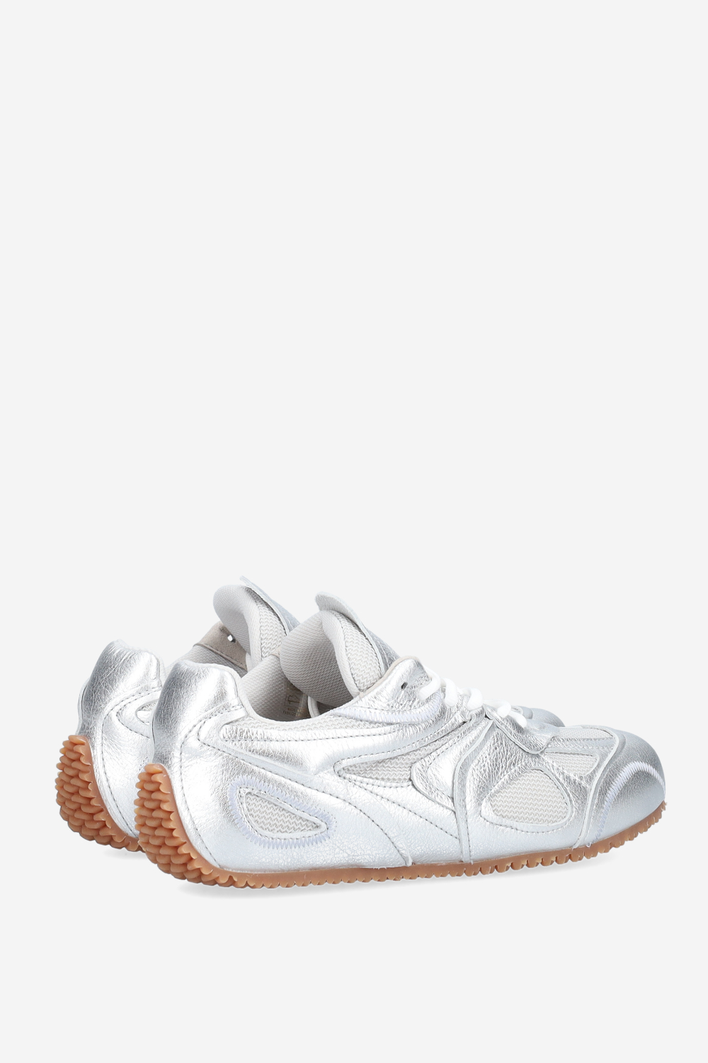 Slow runner leather sneakers