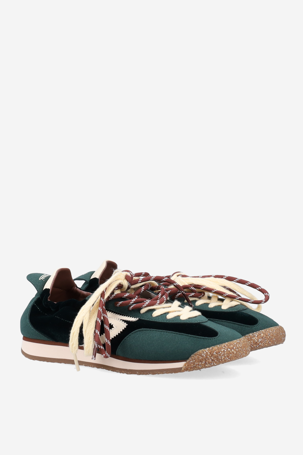 6.02 Panther suede/velvet sneakers