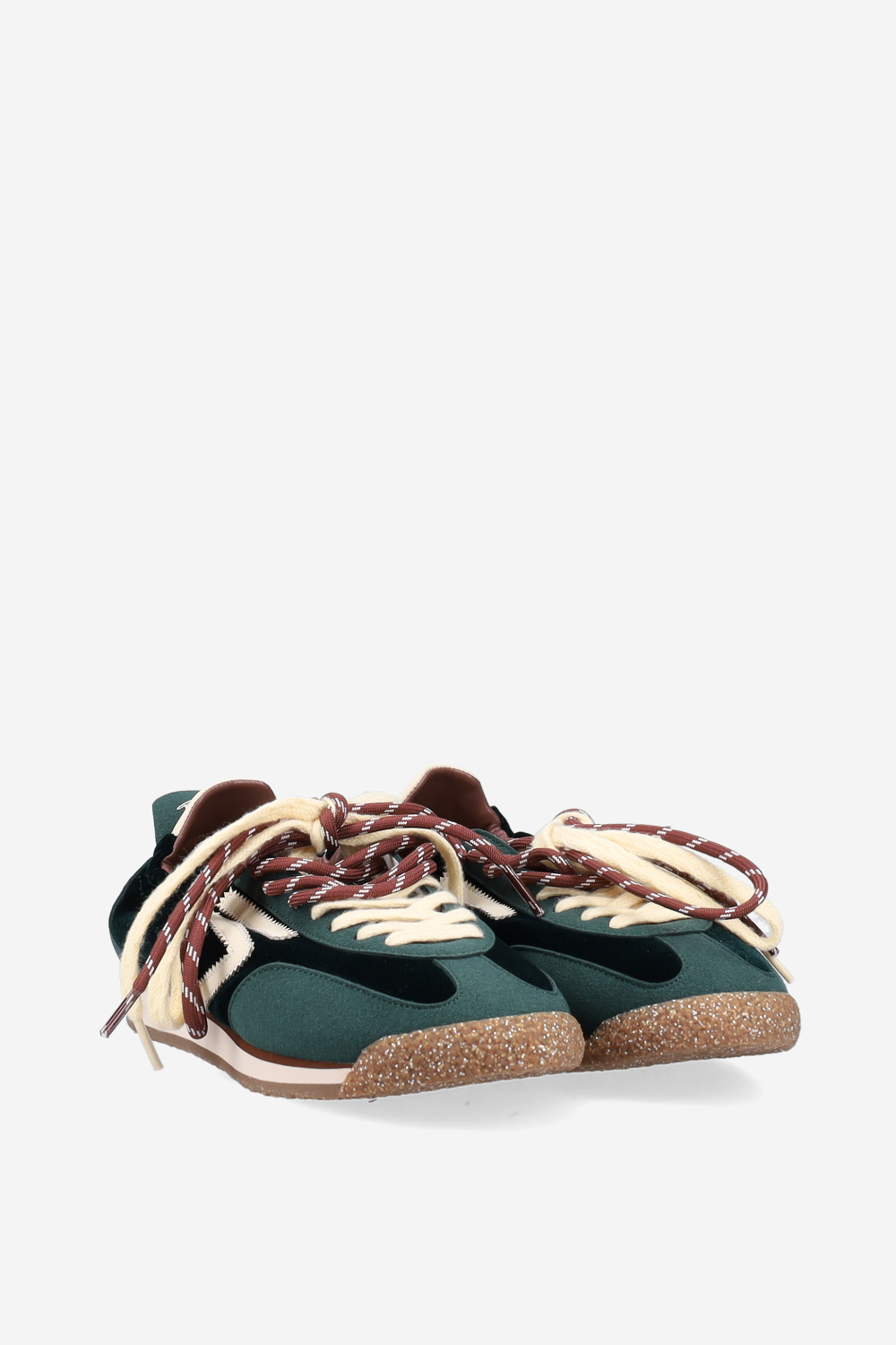6.02 Panther suede/velvet sneakers