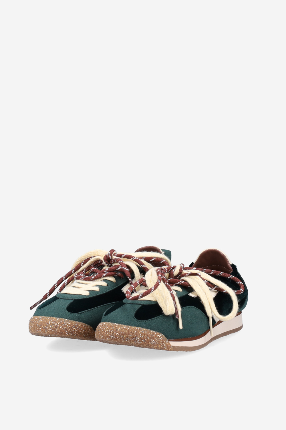 6.02 Panther suede/velvet sneakers