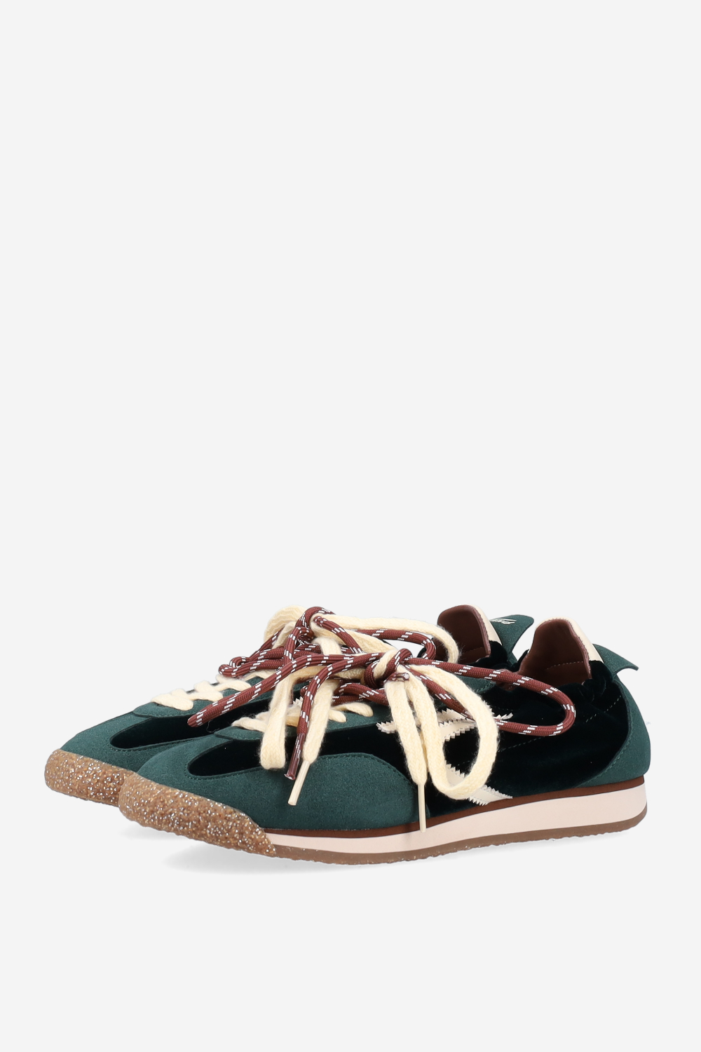6.02 Panther suede/velvet sneakers