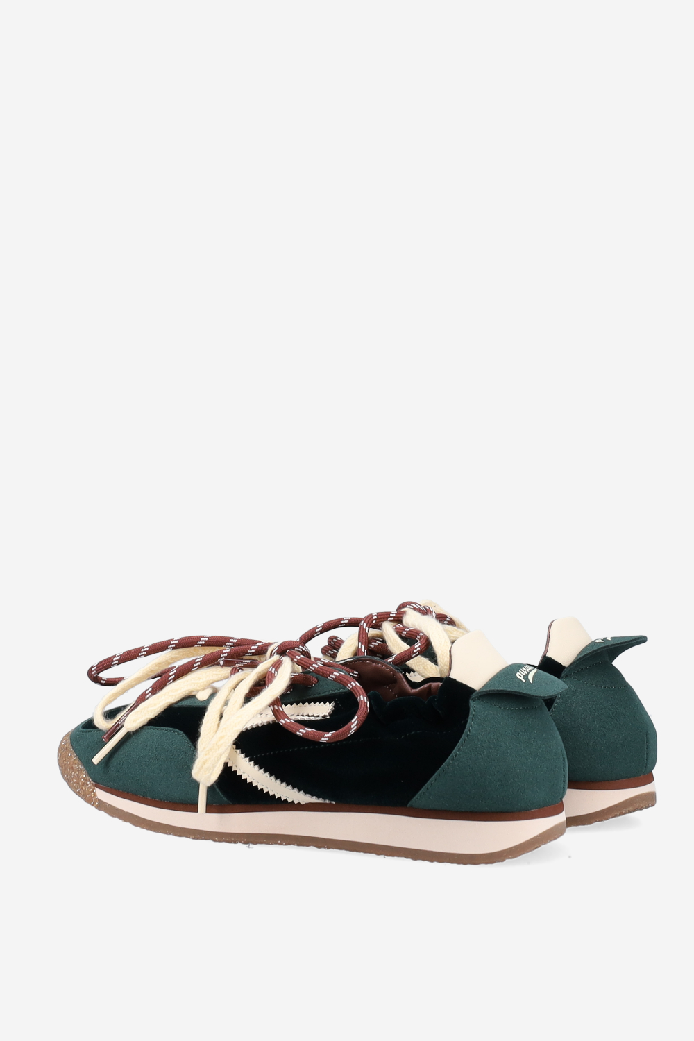 6.02 Panther suede/velvet sneakers