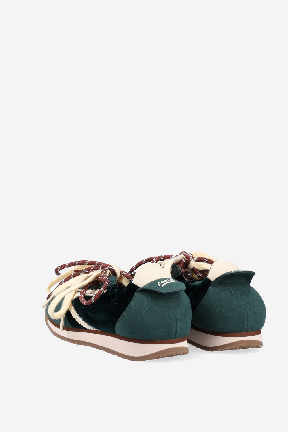 6.02 Panther suede/velvet sneakers