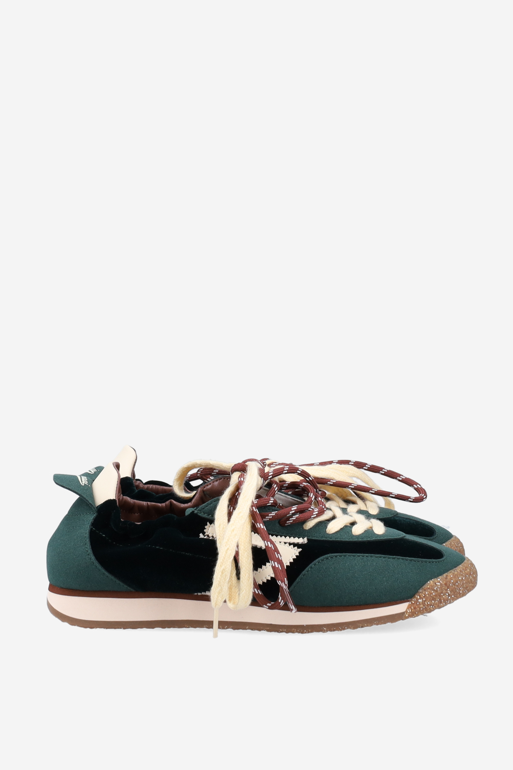 6.02 Panther suede/velvet sneakers