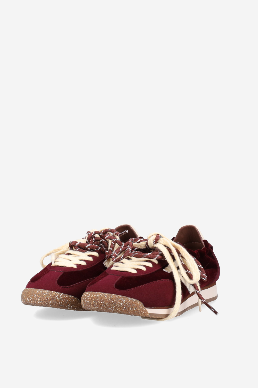 6.02 Panther suede/velvet sneakers