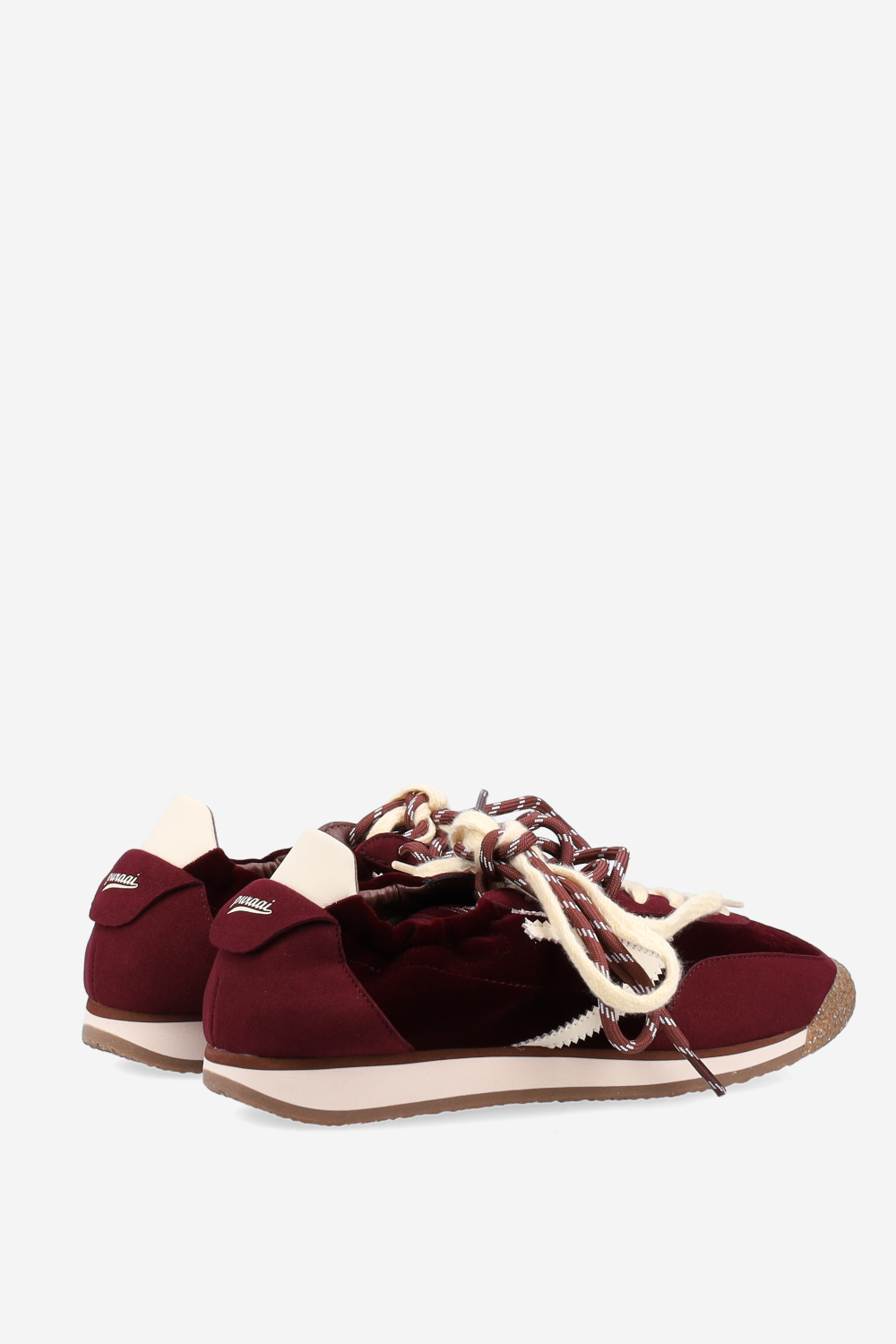 6.02 Panther suede/velvet sneakers
