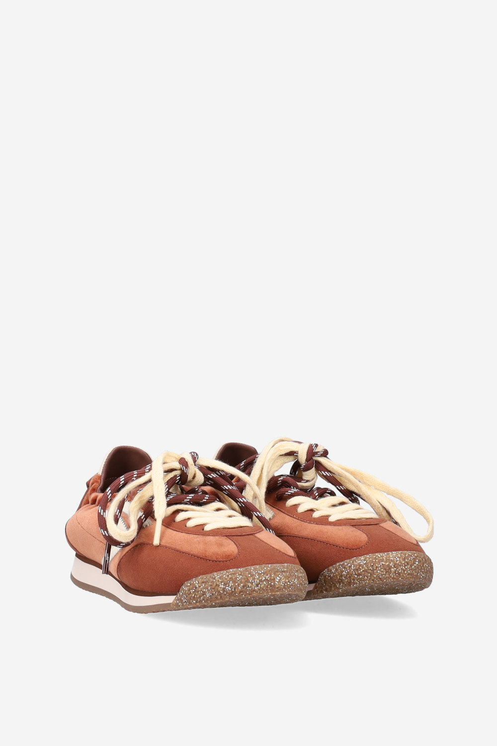 6.02 Panther suede/velvet sneakers