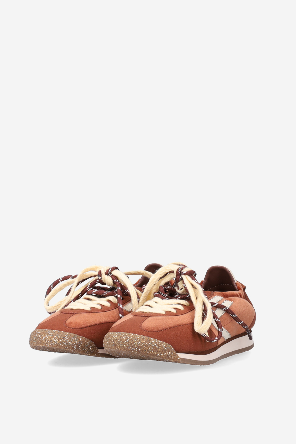 6.02 Panther suede/velvet sneakers