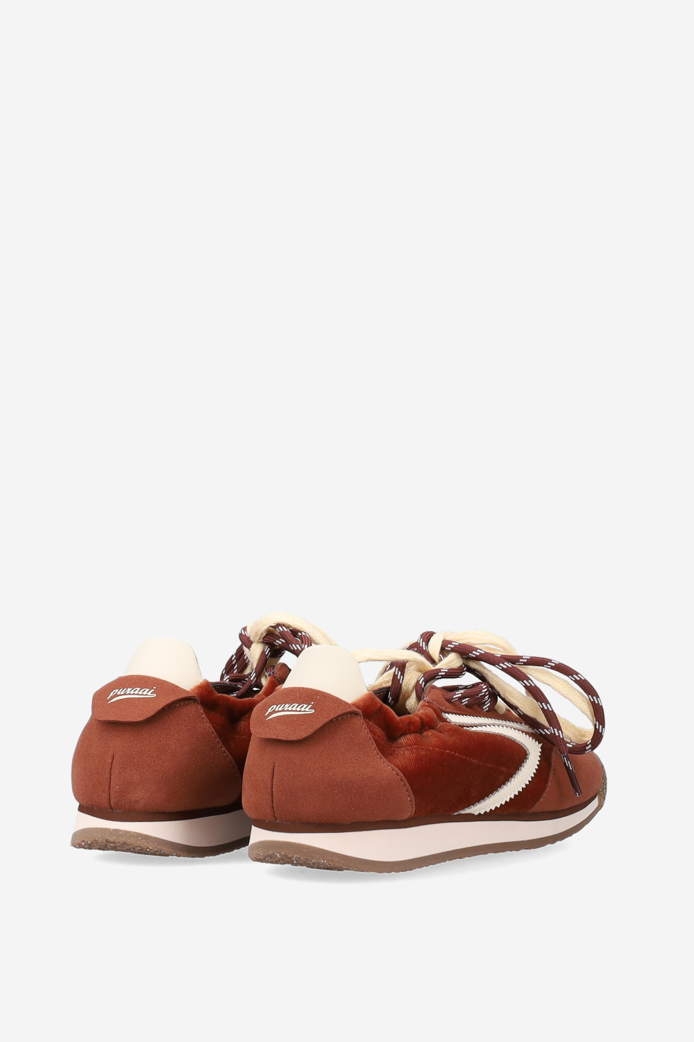 6.02 Panther suede/velvet sneakers