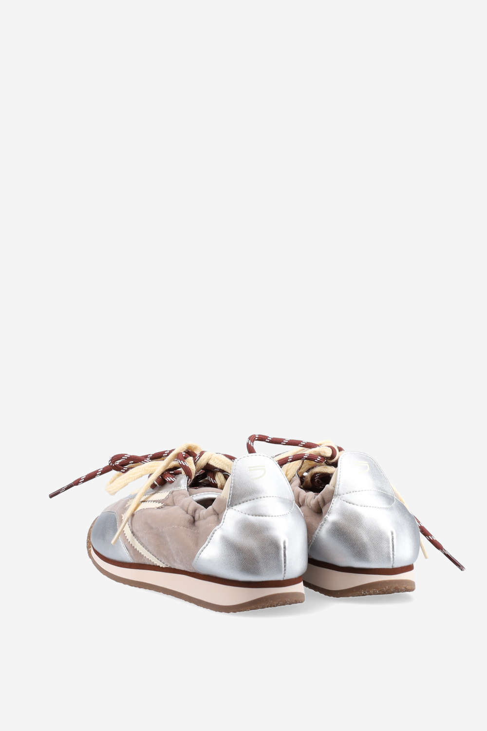 6.02 Panther leather/velvet sneakers
