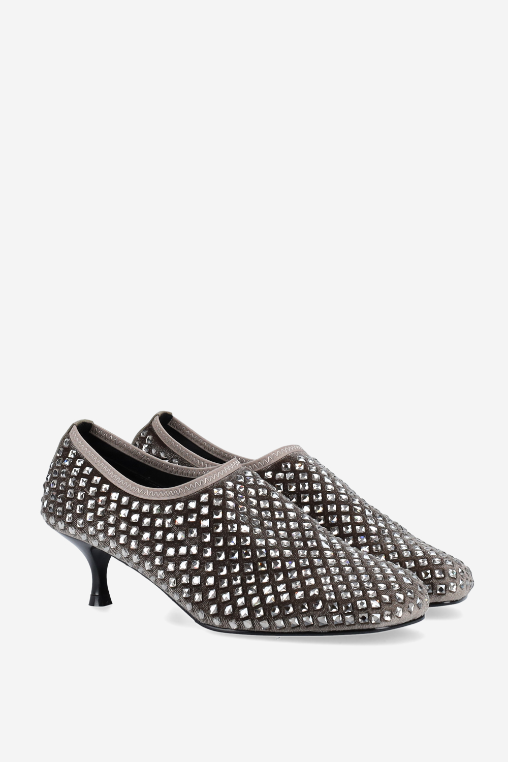 Connie velvet strass pumps
