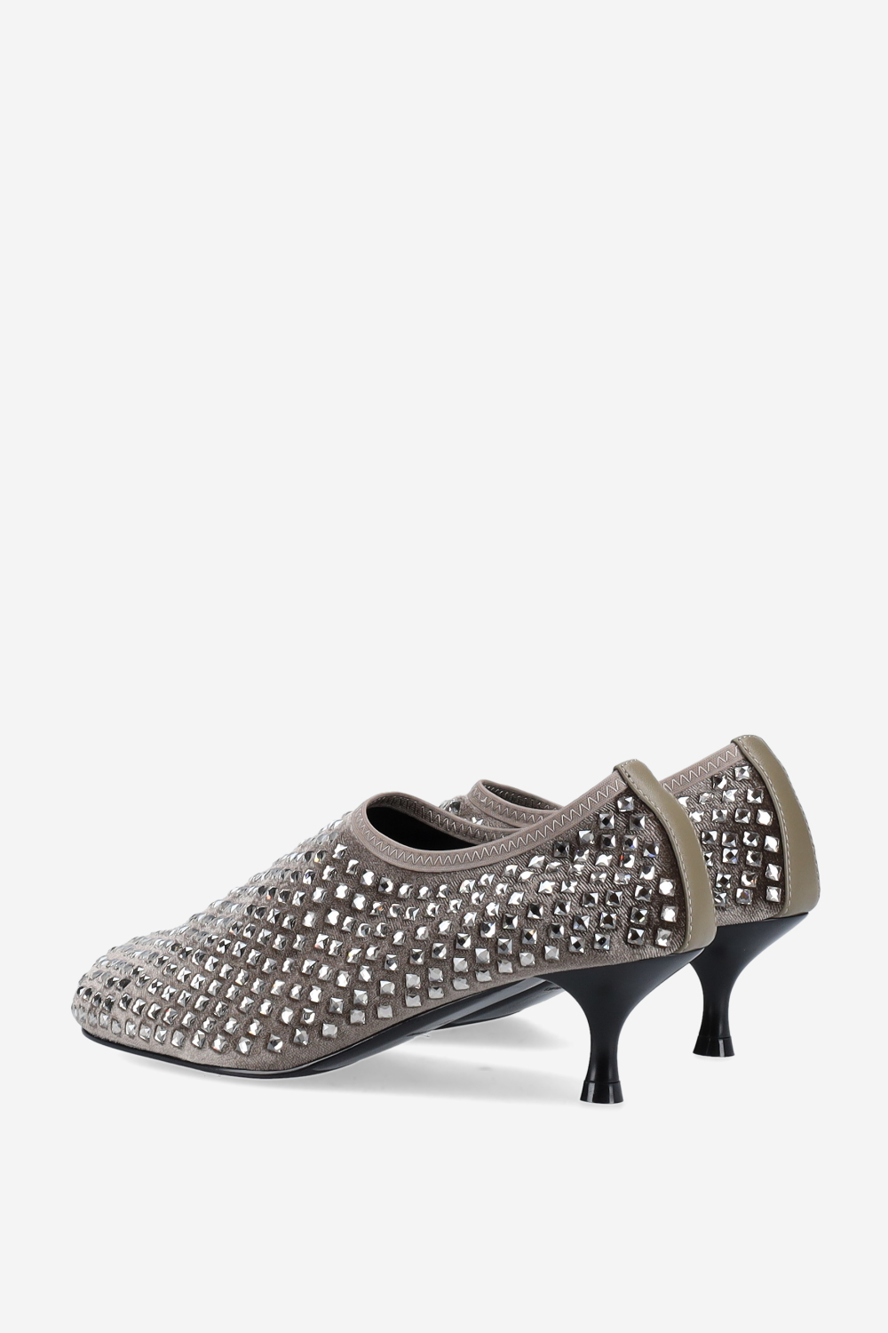 Connie velvet strass pumps