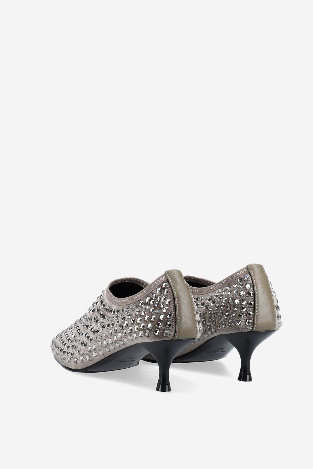 Connie velvet strass pumps