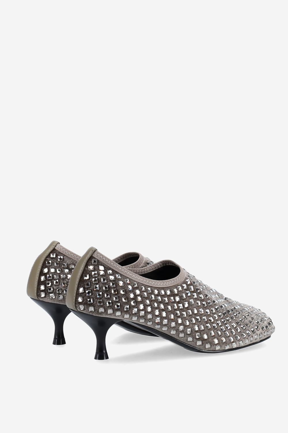 Connie velvet strass pumps