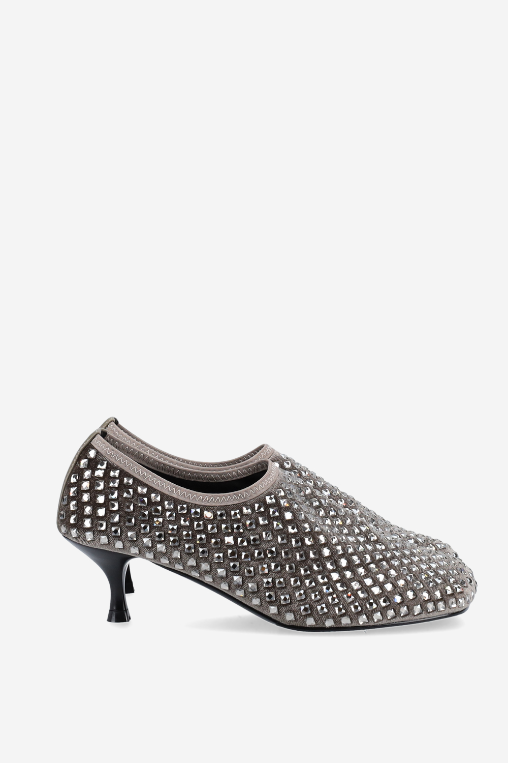 Connie velvet strass pumps