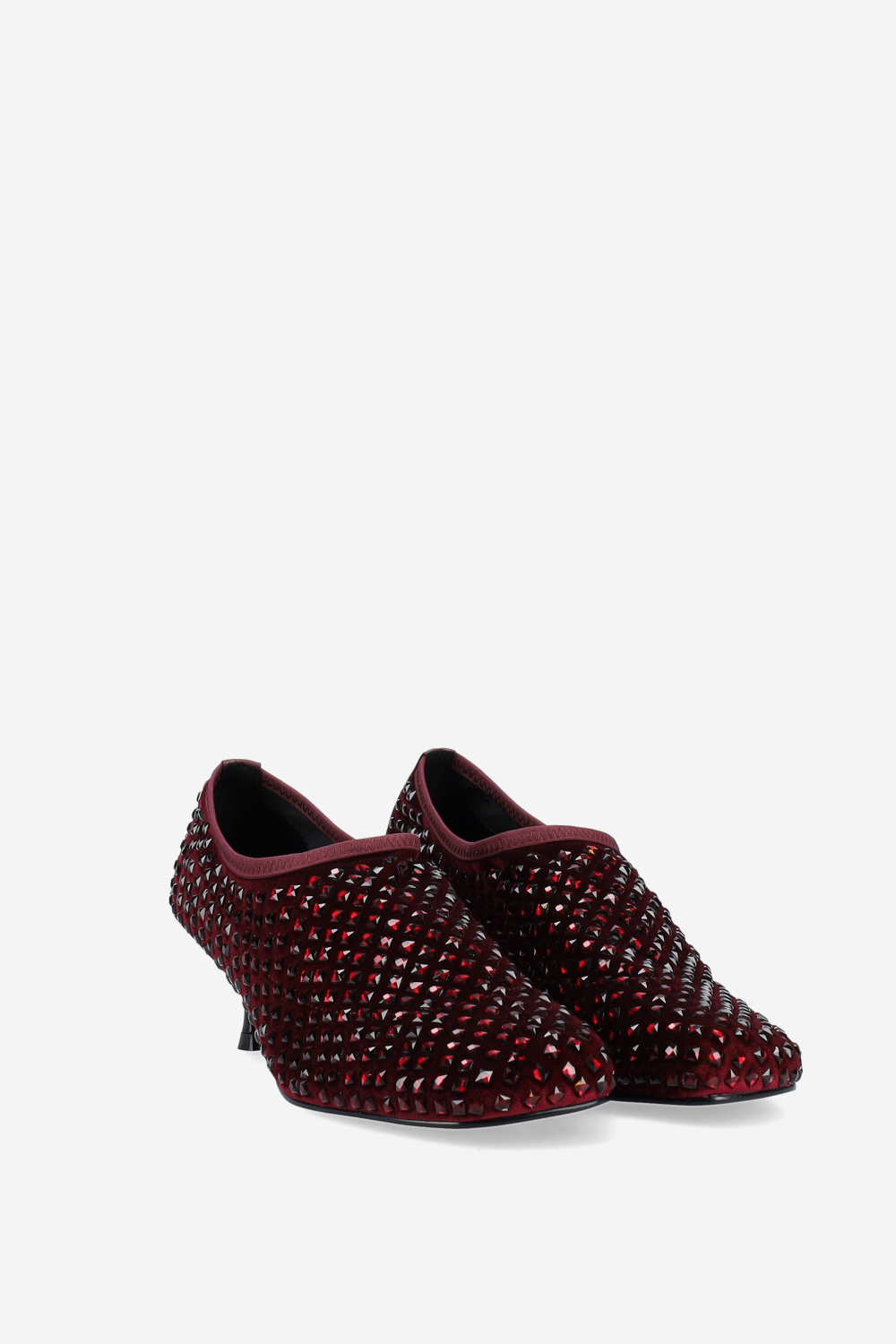 Connie velvet strass pumps