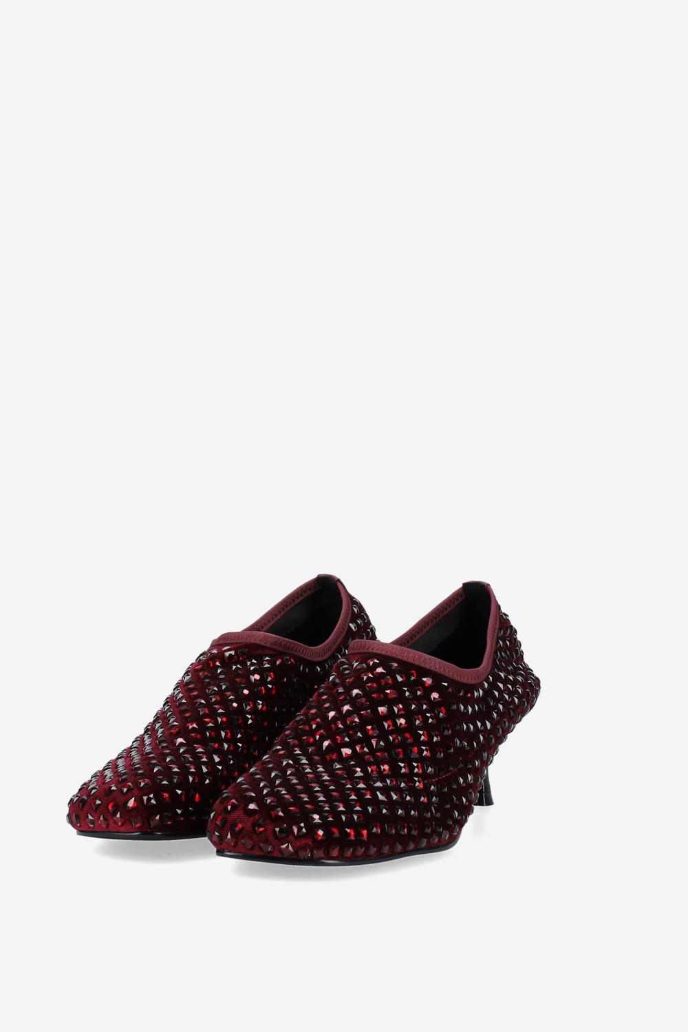Connie velvet strass pumps