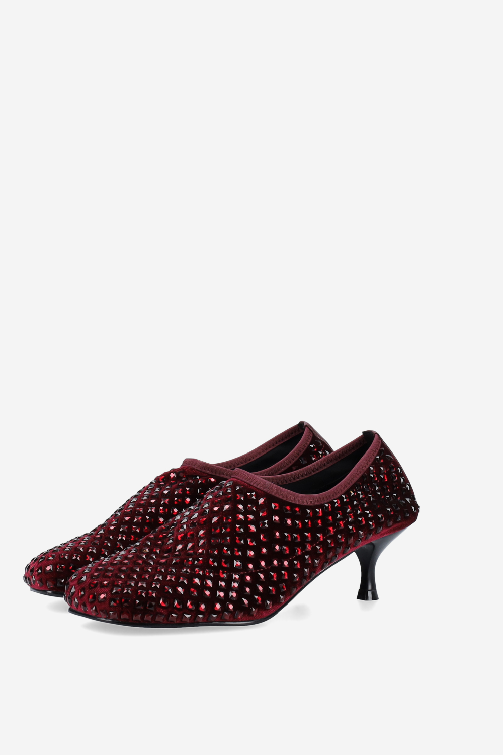 Connie velvet strass pumps