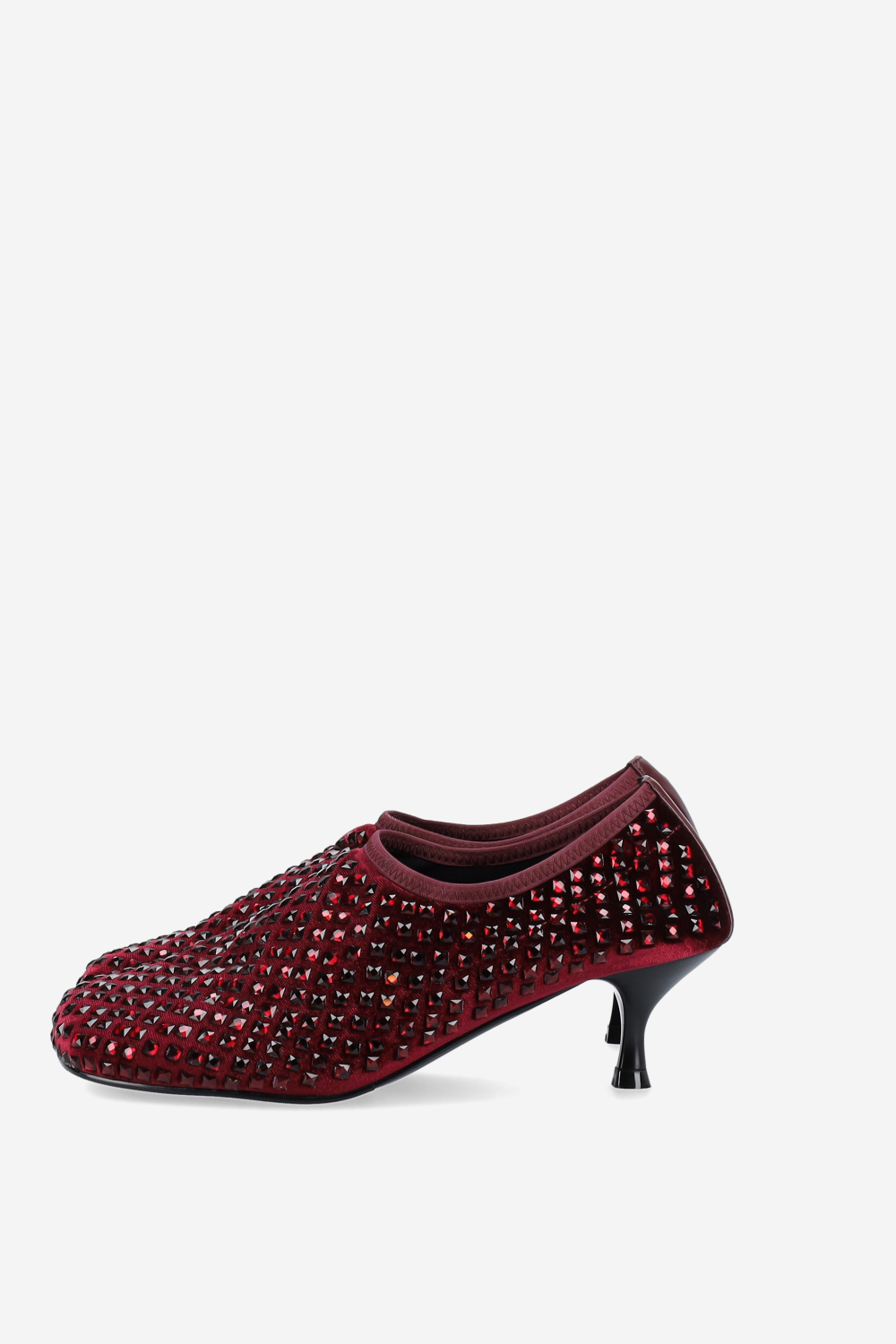 Connie velvet strass pumps