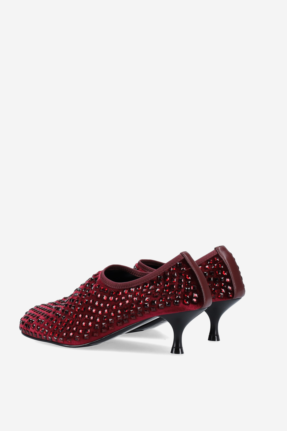 Connie velvet strass pumps