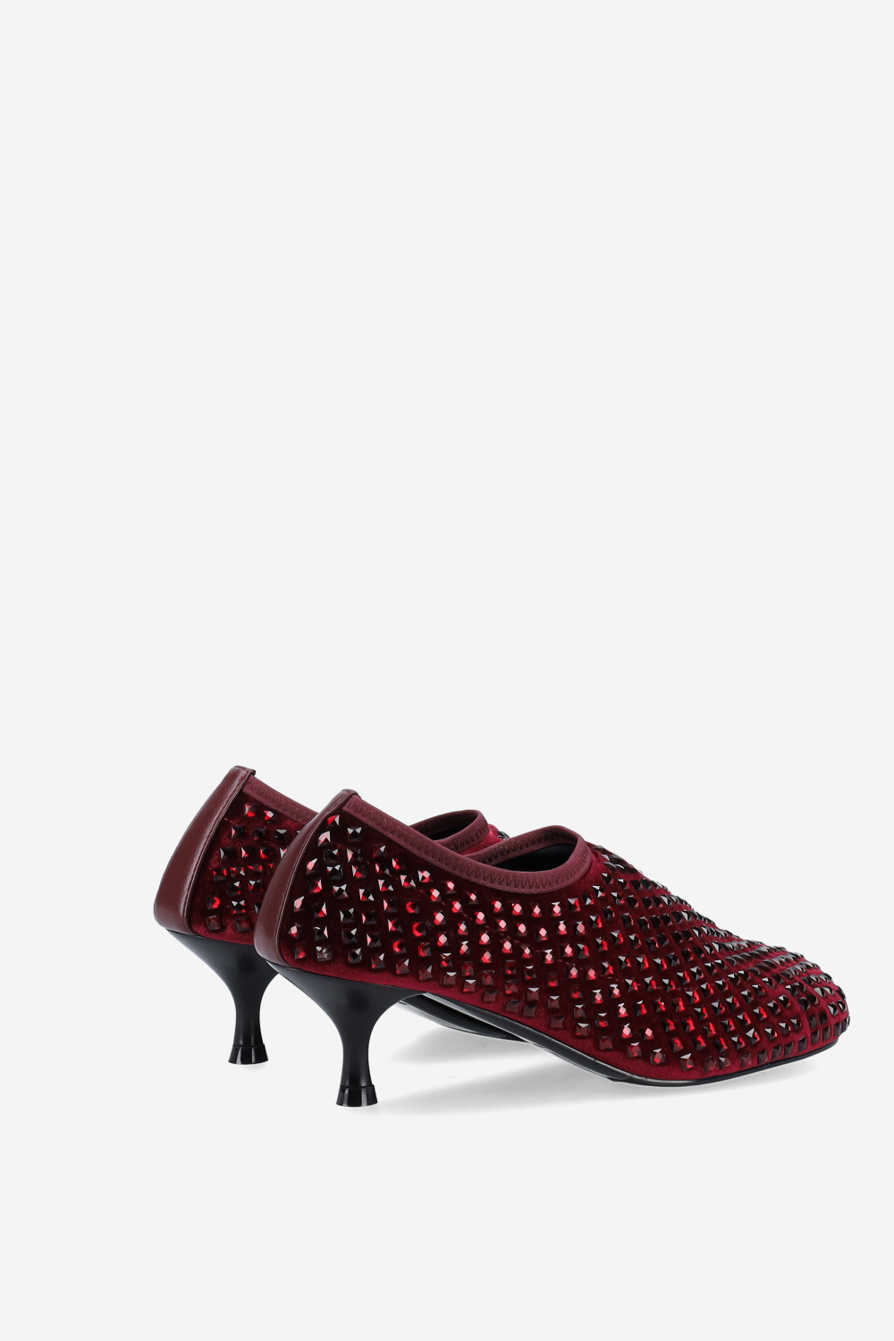 Connie velvet strass pumps