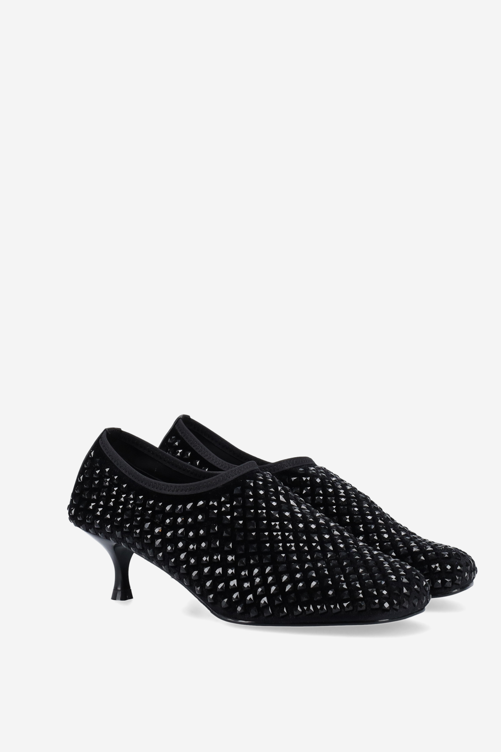 Connie velvet strass pumps