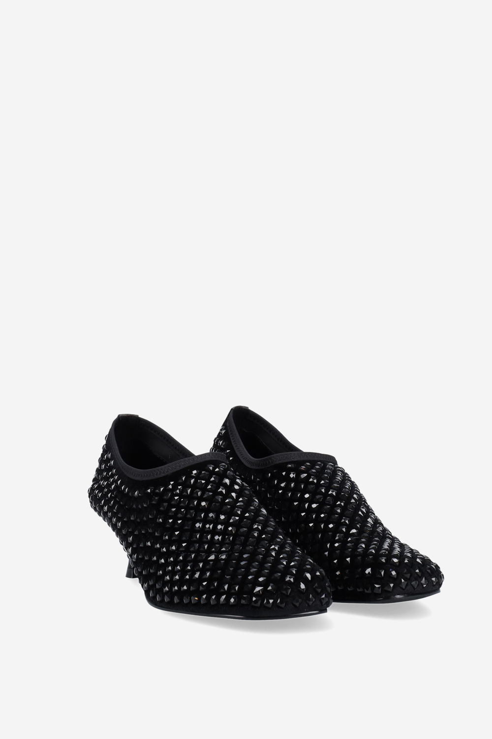 Connie velvet strass pumps