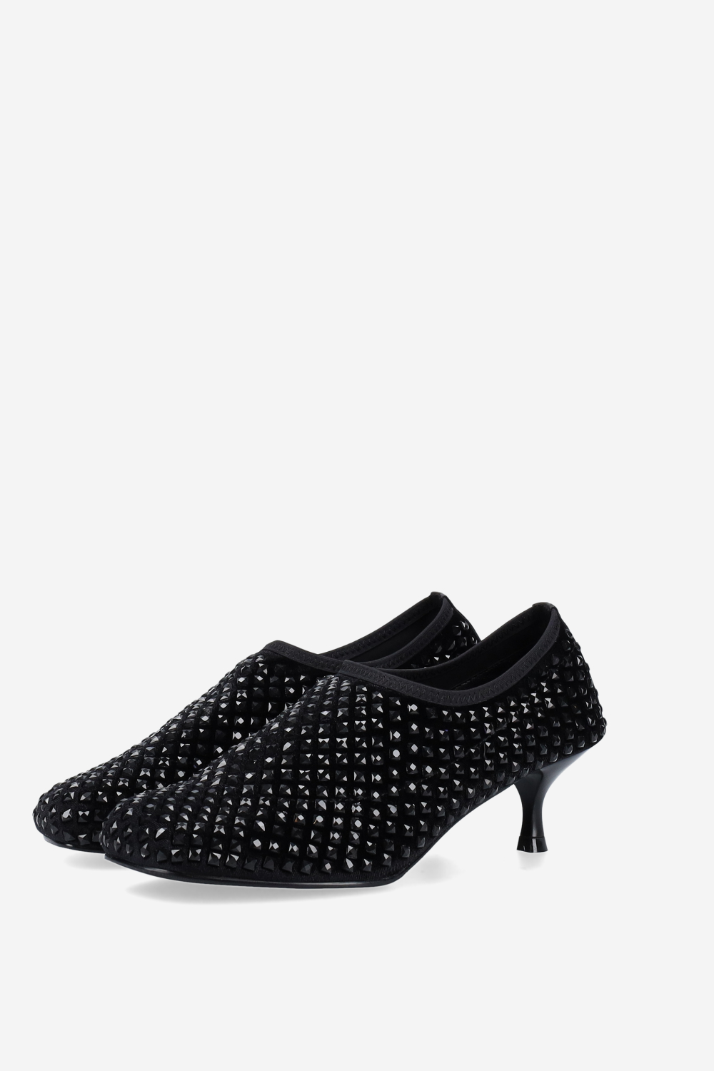Connie velvet strass pumps