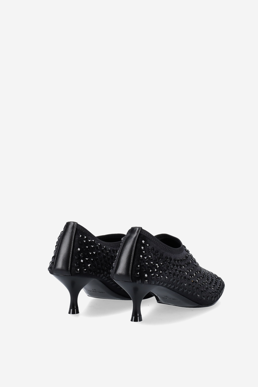 Connie velvet strass pumps