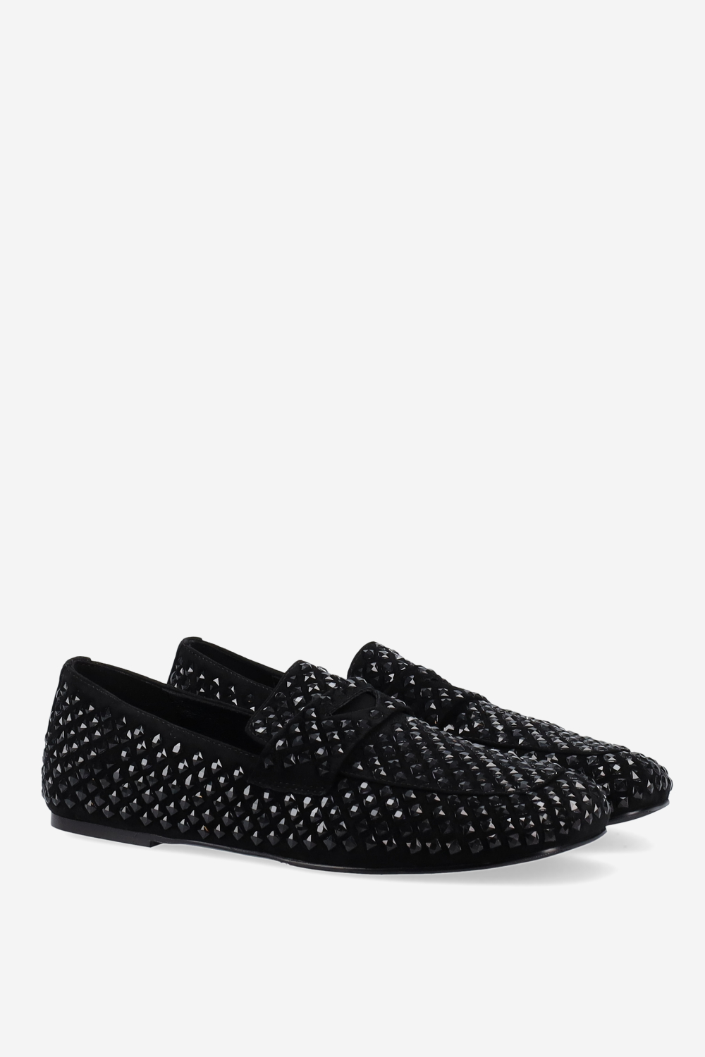 Dollie suede strass loafers