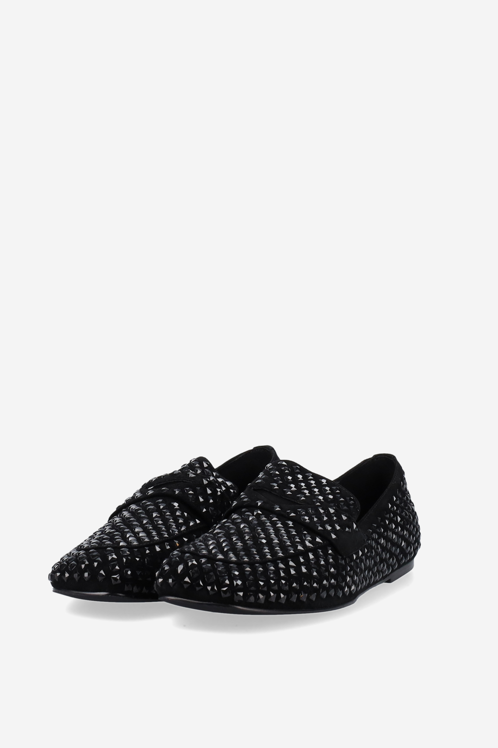 Dollie suede strass loafers