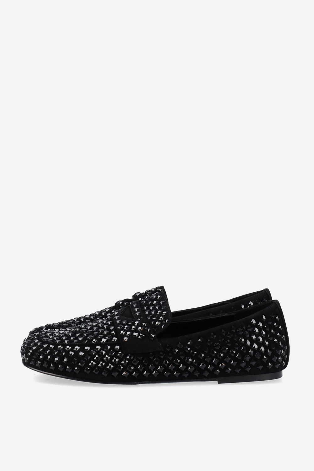 Dollie suede strass loafers
