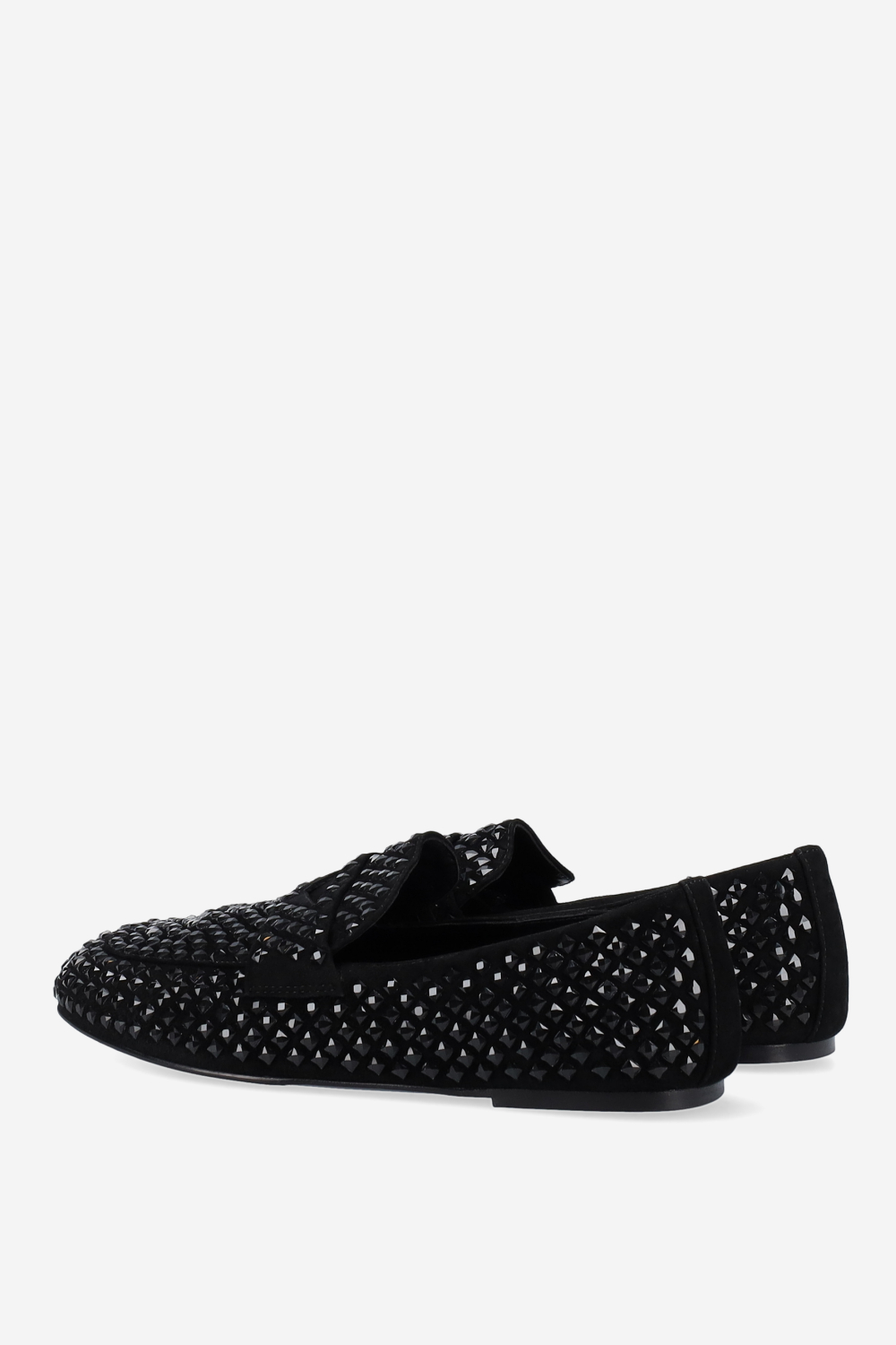 Dollie suede strass loafers