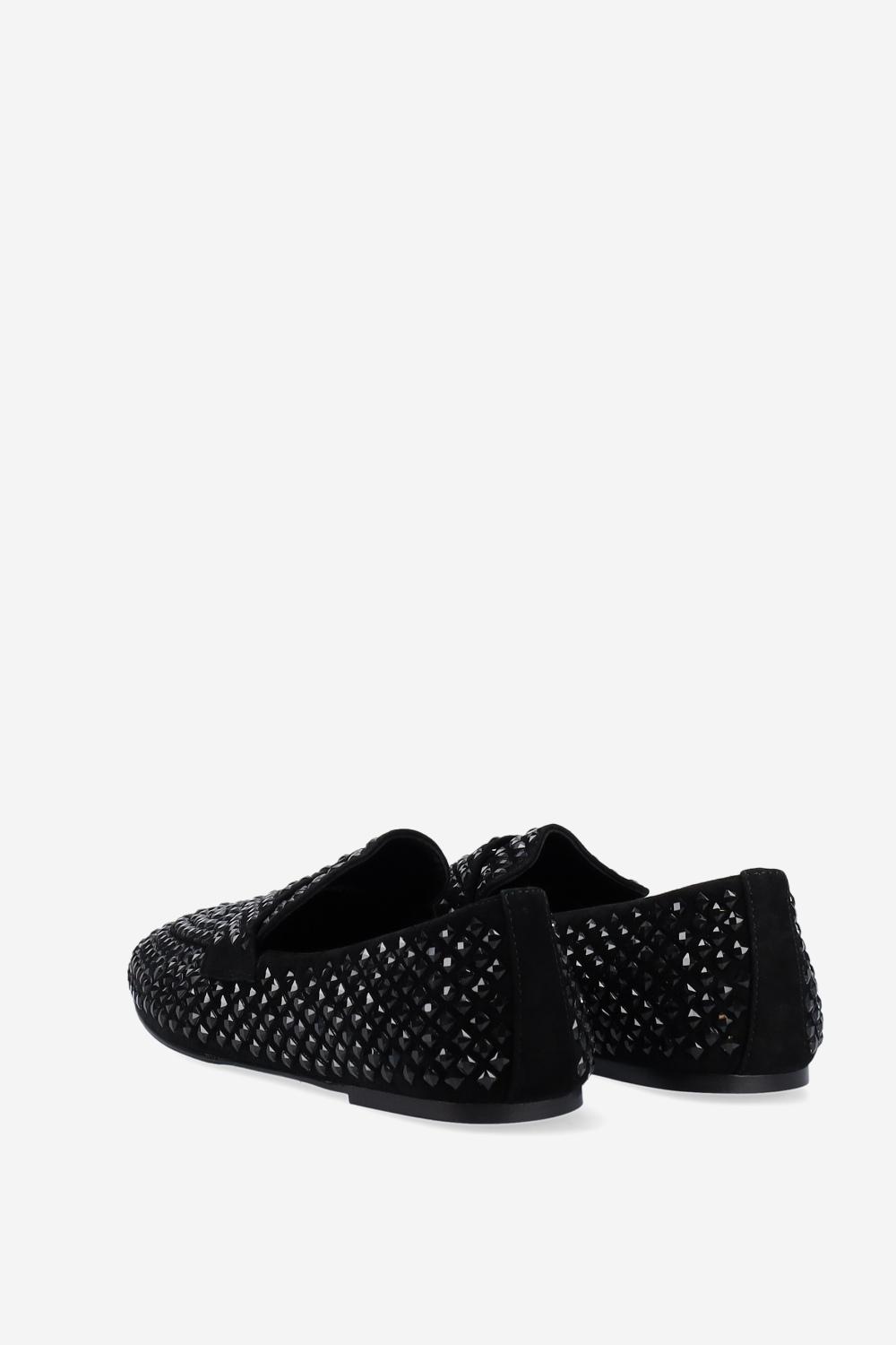 Dollie suede strass loafers