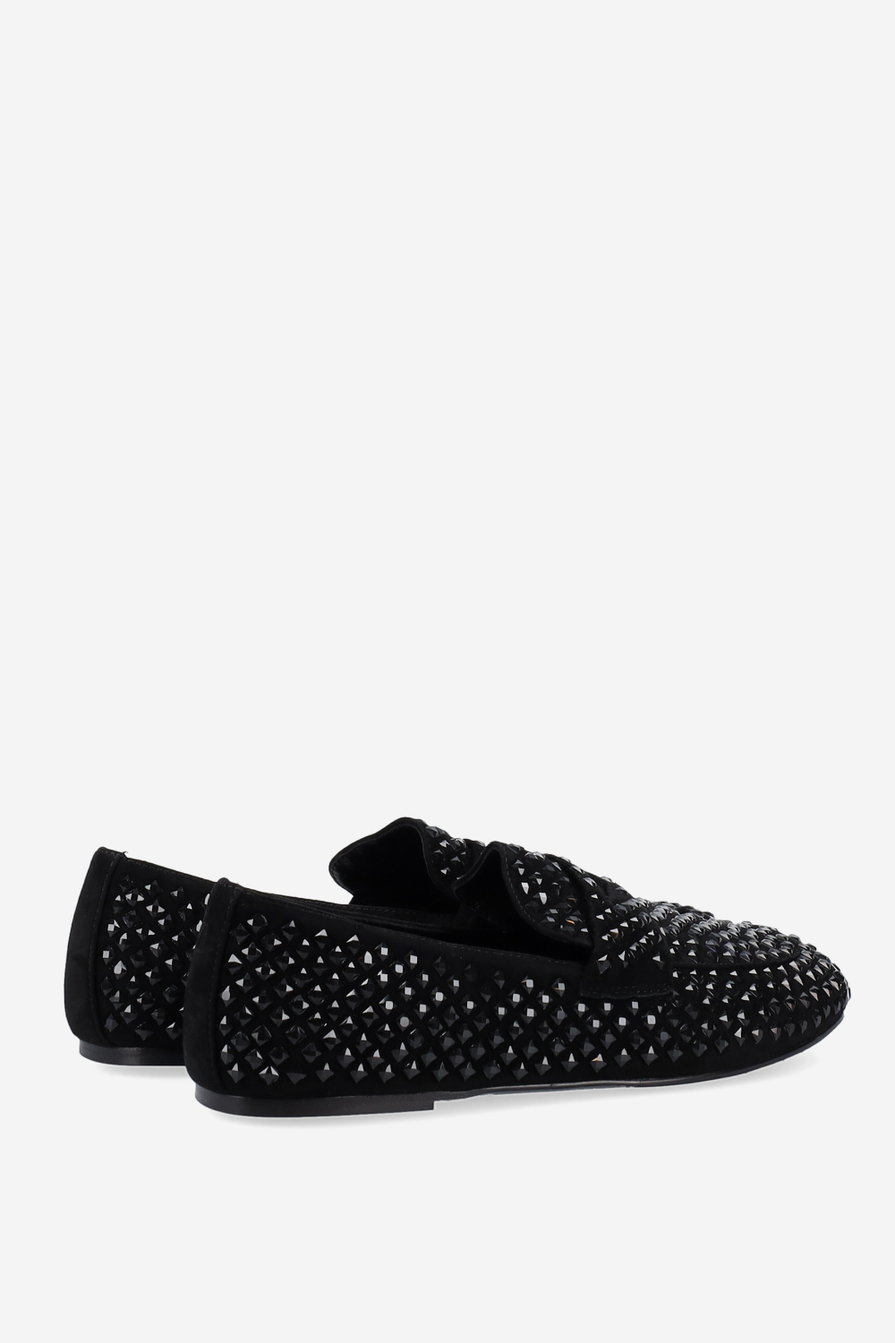 Dollie suede strass loafers