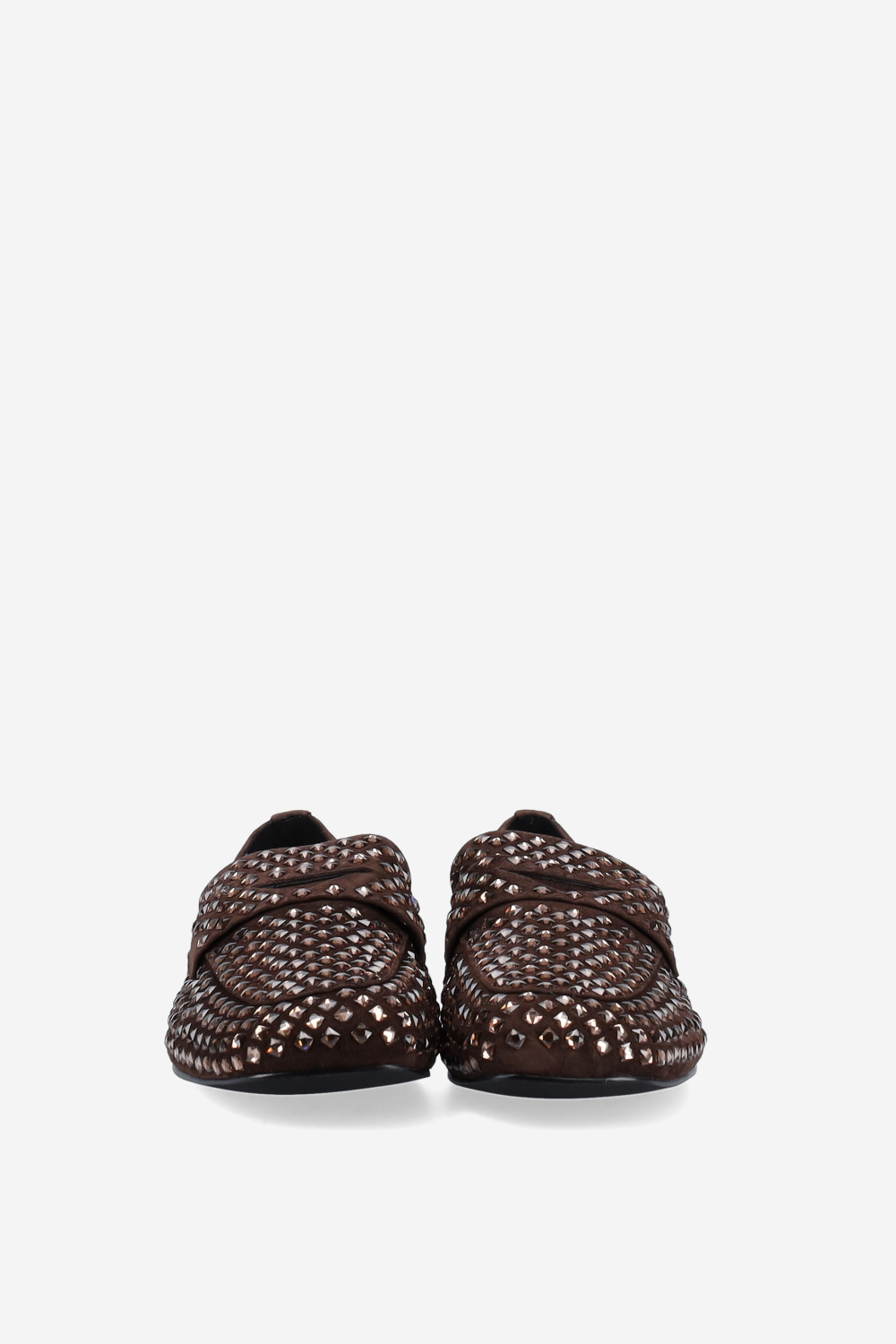 Dollie suede strass loafers