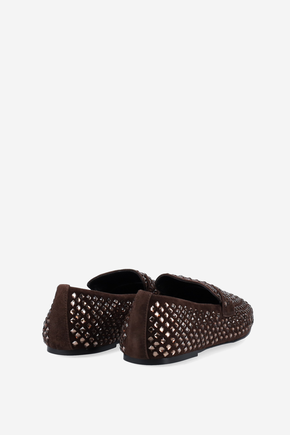 Dollie suede strass loafers